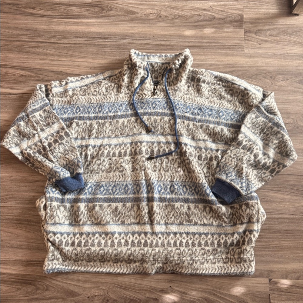 Vintage men’s Sherpa quarter zip